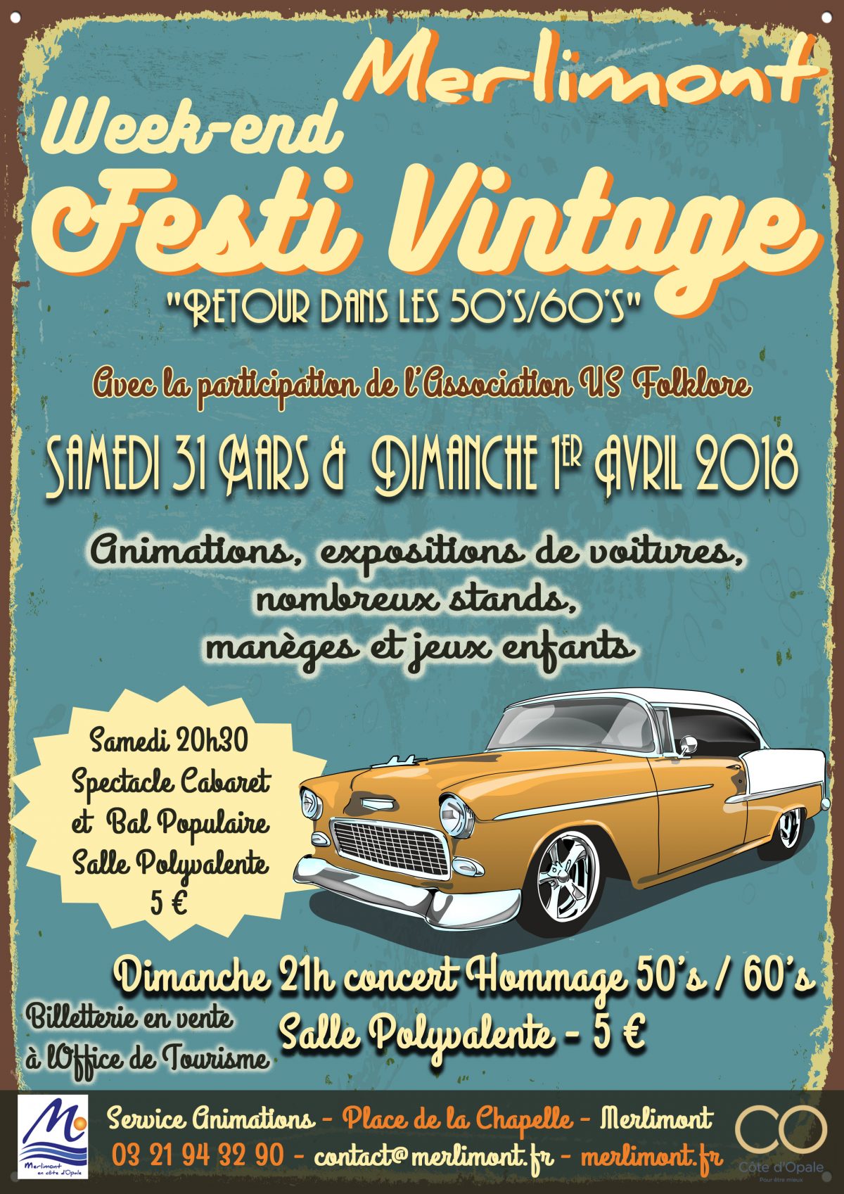 A vos agendas ! Le Week-End Festi Vintage débarque à Merlimont !