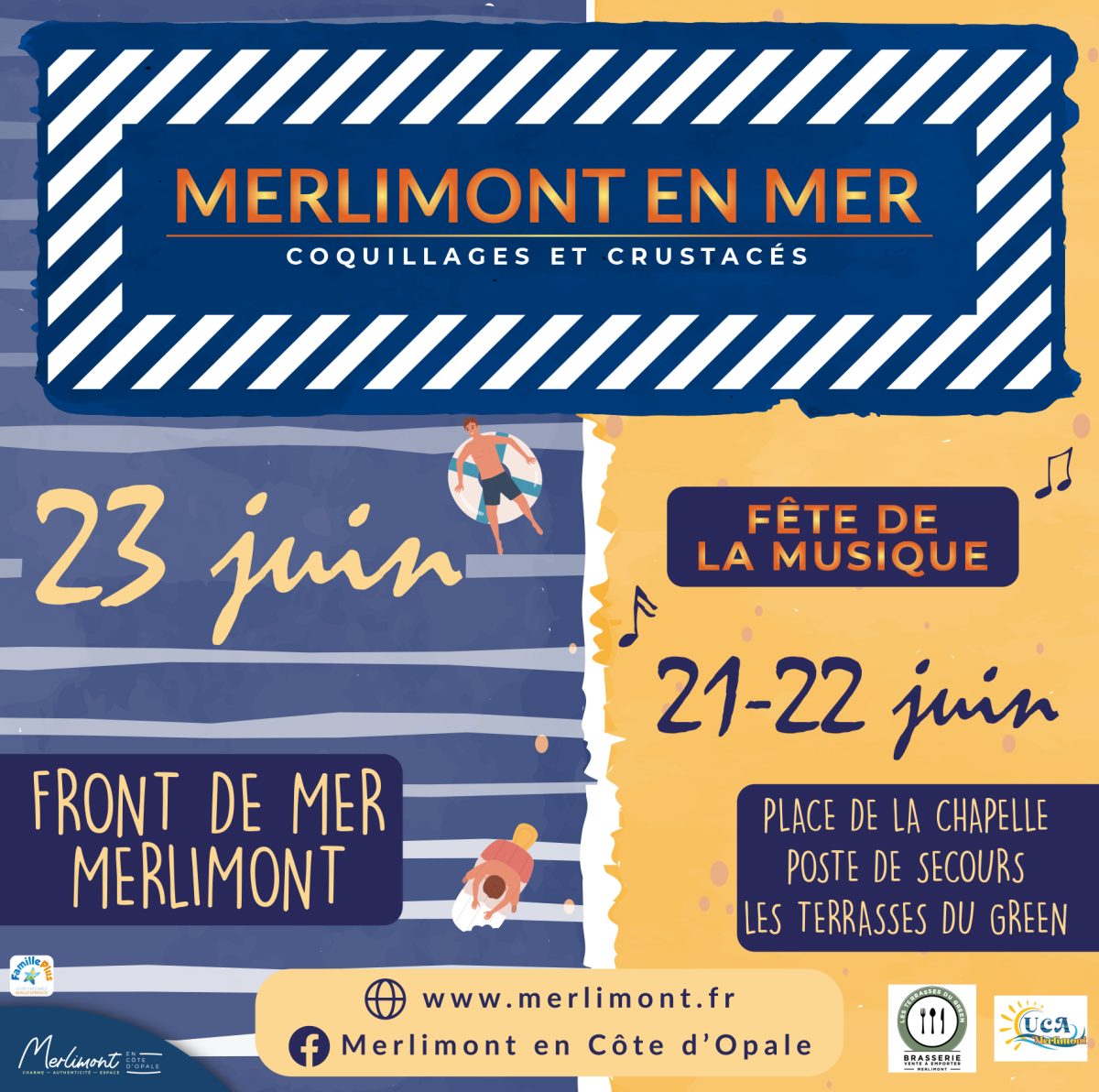 Merlimont en mer