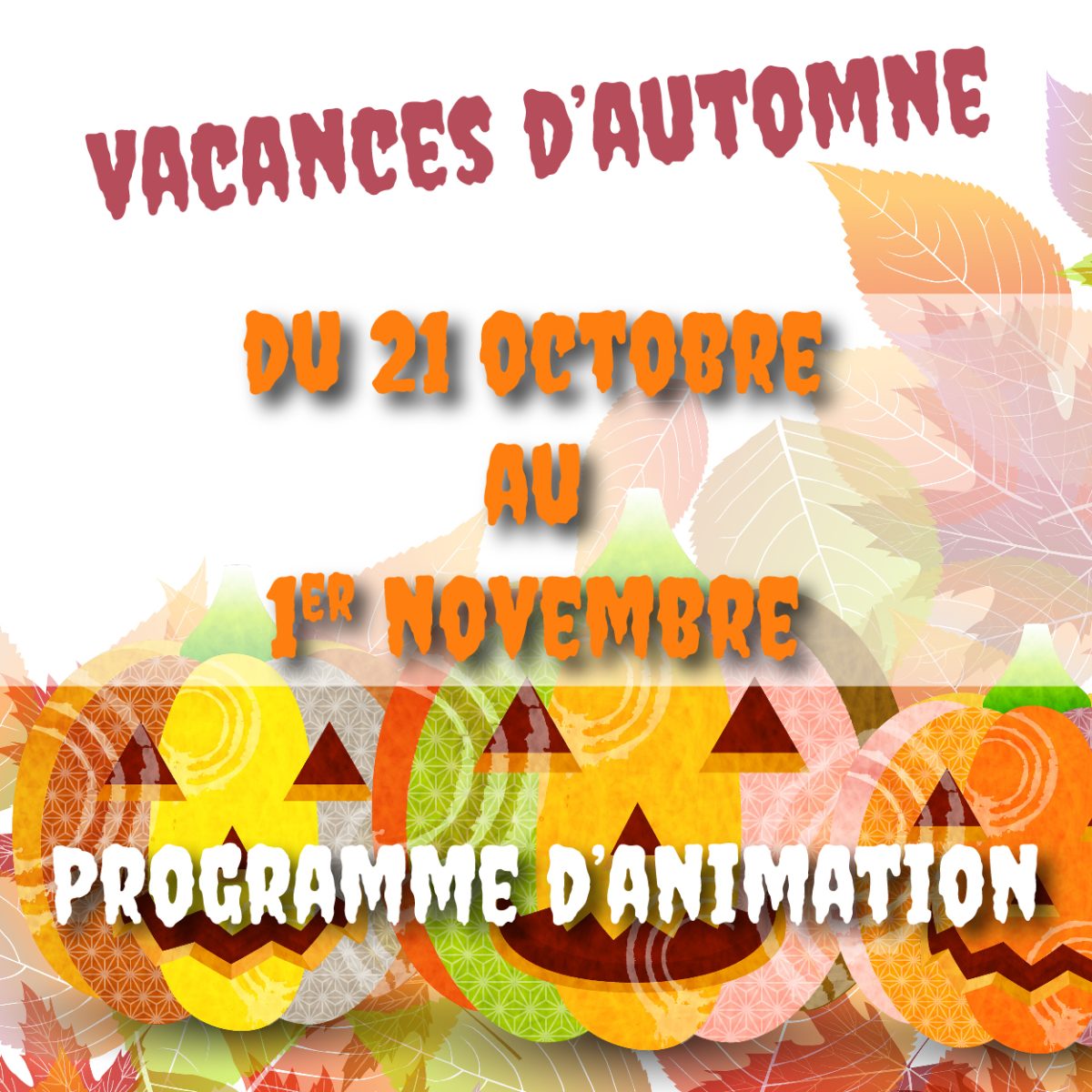 Vacances d’automne